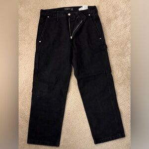 Abercrombie & Fitch Black Baggy Jeans 31x30